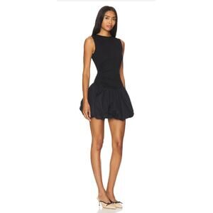 SNDYS Maya Bubble Dress in Black